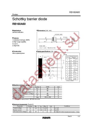 RB160A60T-32 datasheet  
